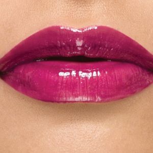 Fuscia lip gloss high shine non sticky